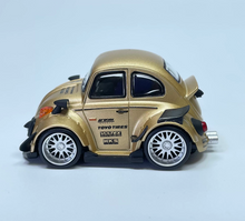 Load image into Gallery viewer, DK 1:64 HEC Gold RWB Beetle Widebody Cute Q Sports Model Diecast Metal Car New Collection
