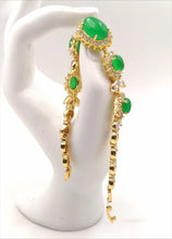 Load image into Gallery viewer, Nature Jade Beaded Bracelet Jewelry Blessing Lucky Fortune Gift For Her Green s
