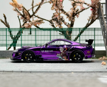 Load image into Gallery viewer, 1:64 LMLF Purple JDM Supra A80Z Pandem Sports Model Diecast Metal Car New Collection
