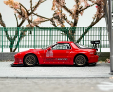 Load image into Gallery viewer, Tarmac 1:64 Red JDM RX-7 FC3S Pandem Sports GT Model Diecast Metal Car New Collection
