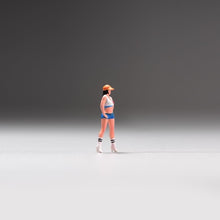 Load image into Gallery viewer, 1:64 Painted Figure Model Miniature Resin Diorama Sand Toy Baseball Cap Girl New
