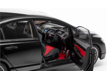 Load image into Gallery viewer, WELL 1:18 Black JDM Civic Vtec Type R FD2 Sports Diecast Model Metal Car New
