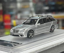 Load image into Gallery viewer, King 1:64 Silver E63 AMG Estate S211 Wagon Sports Model Diecast Metal Car New Collection
