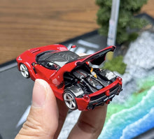 Load image into Gallery viewer, SB 1:64 Red F150 Carbon Hard Top Racing Sports Model Diecast Metal Car New Collection

