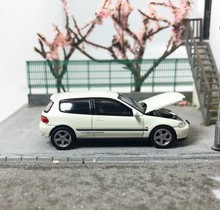 Load image into Gallery viewer, LCD 1:64 JDM White EG6 Civic SIR Hatchback Sports Model Diecast Metal Car New

