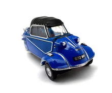 Load image into Gallery viewer, 1:76 Blue Messerschmitt KR200 Vintage Classic Model Diecast Metal Car BN
