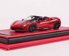 Load image into Gallery viewer, ART 1:64 Red SF90 Convertible Super Racing Sports Model Diecast Resin Car New
