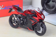 Load image into Gallery viewer, WELLY 1:18 Red MV Agusta F3 RR Racing Sports Model Diecast Metal Motorcycle

