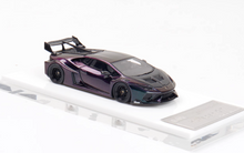 Load image into Gallery viewer, 1:64 Purple 458 GT LBWK Racing Sports Model Diecast Resin Car New Collection
