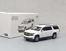Load image into Gallery viewer, 1:64 596 White Suburban Full Sized SUV Model Diecast Metal Car New Collection
