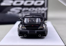 Load image into Gallery viewer, MT 1:64 JDM Black S2000 Spoon Sports Convertible Model Diecast Metal Car New Collection
