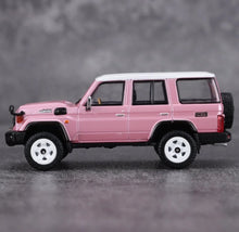 Load image into Gallery viewer, GCD 1:64 Pink Land Cruiser LC70 J76 ORV SUV Model Diecast Metal Car New Collection
