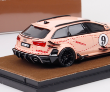 Load image into Gallery viewer, QD 1:64 Pink RS6 C7 DTM #9 Wagon Sports Model Diecast Resin Car New Collection
