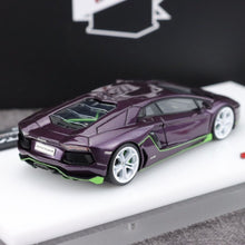 Load image into Gallery viewer, Tardis 1:64 Purple Aventador LP700-4 Sports Model Diecast Resin Car New Collection
