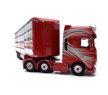 Load image into Gallery viewer, 1:76 Red DAF XF Euro6 Livestock Delivery Truck Model Diecast Metal Car New Collection
