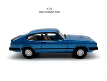 Load image into Gallery viewer, 1:76 Blue Capri MKII Hatchback Sports Model Diecast Metal Car New Collection

