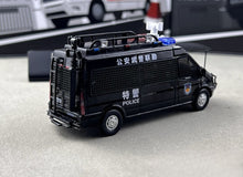 Load image into Gallery viewer, Shadow 1:64 Black Police SWAT Transit Van Model Diecast Metal Car New Collection
