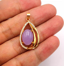 Load image into Gallery viewer, Nature Jade Water Drop Pendant Necklace Gift Jewelry charm Blessing Lucky New d
