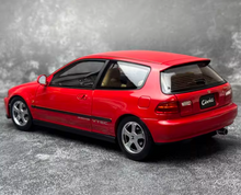Load image into Gallery viewer, LCD 1:18 Red JDM Civic EG6 SIR Hatchback Sports Model Diecast Metal Car New
