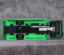 Load image into Gallery viewer, MG 1:64 Green Dinosaur H300 Custom Tow Flatbed Truck Model Diecast Metal Car
