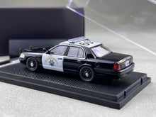Load image into Gallery viewer, Rollin 1:64 CROWN VICTORIA CA Highway Patrol Police Model Diecast Metal Car
