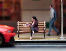 Load image into Gallery viewer, 1:64 Painted Figure Model Miniature Resin Diorama Toy Office Lady Business Woman
