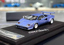 Load image into Gallery viewer, 1:64 Deepmaker Light blue Countach 5000s Sports Model Diecast Resin Car New Collection
