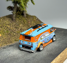 Load image into Gallery viewer, Liberty 1:64 Blue VW T1 #9 Mini Van Widebody Sport Model Diecast Metal Car New Collection
