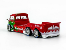 Load image into Gallery viewer, Liberty 1:64 Red Christmas T1 6x6 Flatbed Tow Truck Model Diecast Metal Car
