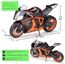 Load image into Gallery viewer, WELLY 1:10 KTM 1190 RC8 R Sports Racing Model Diecast Metal Motorcycle
