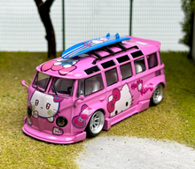 Load image into Gallery viewer, LMLF 1:64 Pink VW T1 RWB Van Bus Camper Kombi Model Diecast Metal Car New Collection
