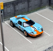 Load image into Gallery viewer, FY 1:64 Blue Gulf 1968 GT40 MK1 #9 Racing Sports Model Diecast Metal Car New Collection
