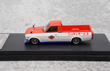 Load image into Gallery viewer, SH 1:64 Red Datsun Sunny Pickup Truck Accessory Model Diecast Resin Car
