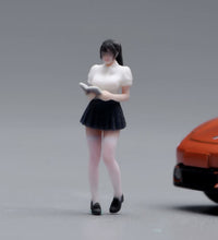 Load image into Gallery viewer, 1:64 Painted Figure Model Miniature Resin Diorama Pretty Girl Beauty Mini Skirt
