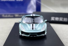 Load image into Gallery viewer, SH 1:64 Light Green 488 Pista Novitec Sports Model Diecast Metal Car New Collection
