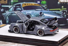 Load image into Gallery viewer, PGM 1:64 Gray 911 RWB 930 Standard Classic Sports Model Diecast Metal Car New Collection
