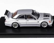 Load image into Gallery viewer, RM 1:64 Silver 190E W201 190E HWA Sports Sedan Model Diecast Metal Car New Collection
