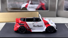 Load image into Gallery viewer, HKM 1:64 White VW RWB Beetle Convertible Sports Model Diecast Metal Car New Collection

