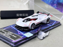 Load image into Gallery viewer, LMF 1:64 White VGT Concept Racing Sports Model Diecast Metal Car New Collection
