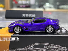Load image into Gallery viewer, TOC 1:64 Purple 812C Coupe Sports Model Diecast Metal Car New Collection
