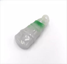 Load image into Gallery viewer, Nature Jade Bamboo Green Pendant Necklace Gift Jewelry charm Blessing Lucky c
