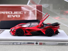 Load image into Gallery viewer, DMH 1:64 Red Project Evo Racing Sports Model Diecast Metal Car New Collection
