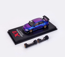 Load image into Gallery viewer, CM 1:64 Purple Evolution EVO Lancer 9 IX Sports Model Diecast Metal Car New

