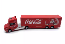 Load image into Gallery viewer, 1:76 Red Coke Christmas Scania T Cab Delivery Truck Model Diecast Metal Car
