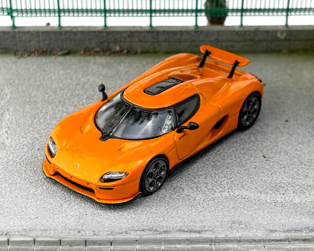 Tarmac 1:64 Orange CC850 Super Racing Sports Model Diecast Metal Car New Collection
