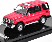 Load image into Gallery viewer, Hobby Japan 1:64 Red 2001 Land Cruiser LC70 SUV Model Diecast Metal Car New Collection
