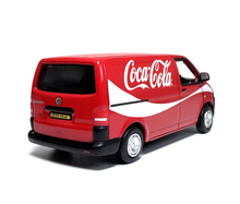 Load image into Gallery viewer, 1:76 Red Coke VW T5 Delivery Mini Van Transporter Model Diecast Metal Car New Collection
