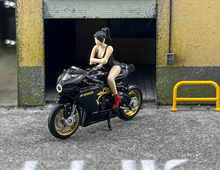 Load image into Gallery viewer, CM 1:64 Black MV Agusta 800 Figure Sports Model Diecast Metal Motorcycle New Collection
