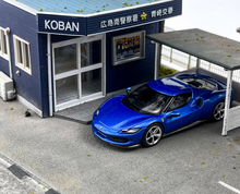 Load image into Gallery viewer, BBR 1:64 Blue 296 GTB Hard Top Racing Sports Model Diecast Metal Car New Collection
