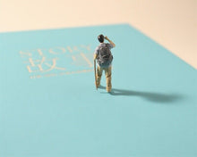Load image into Gallery viewer, 1:64 Painted Figure Model Miniature Resin Diorama Sand Outdoor Explore Hiking
